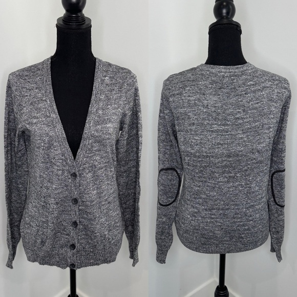 Divided Heather Gray Button Up Cardigan (Sz 8) - Picture 1 of 7